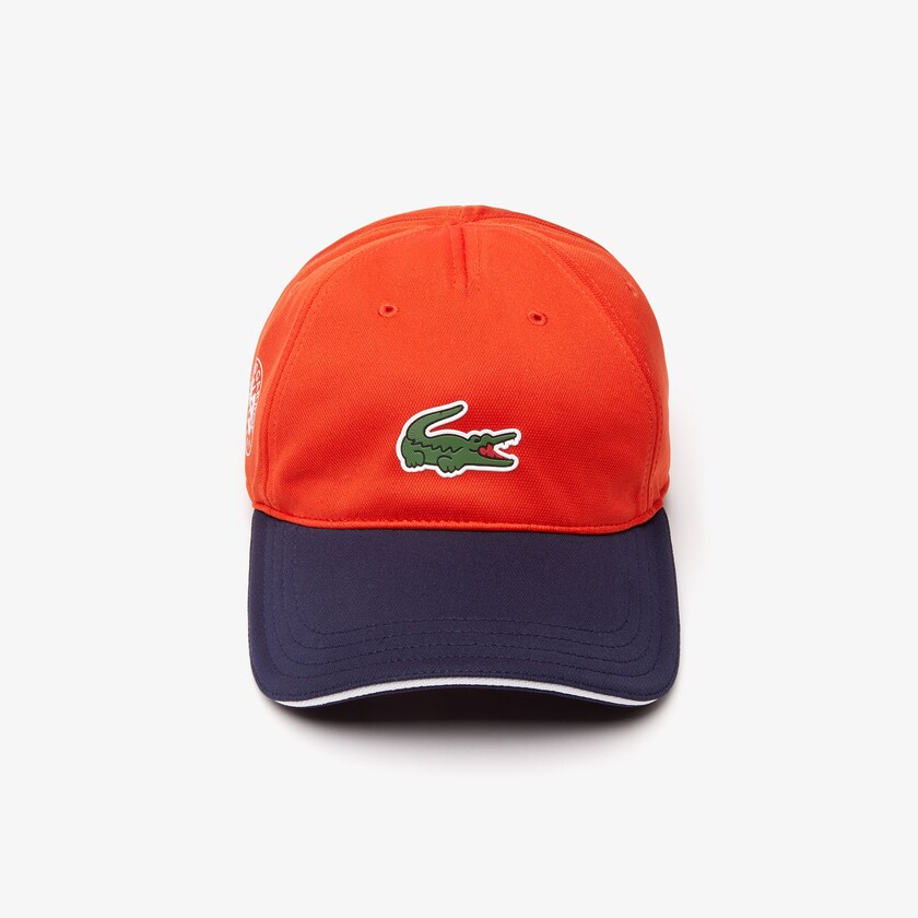Boné Vermelhas Azul Marinho Azuis Branco Masculino Lacoste SPORT Roland Garros Two-Tone Piqué RD0-96799C5
