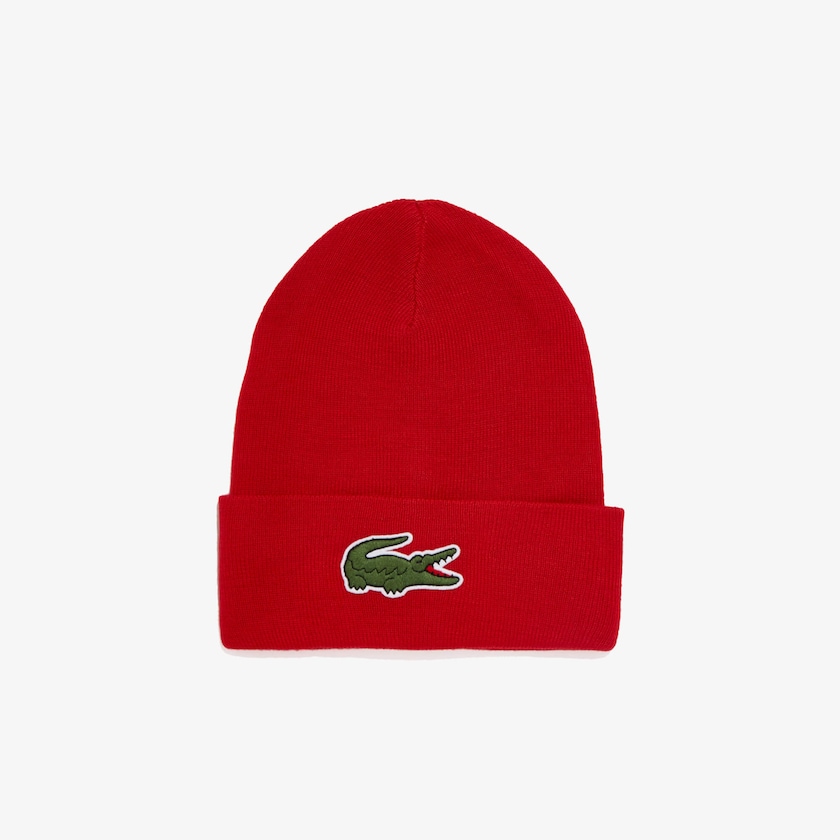 Boné Vermelhas Masculino Lacoste Wool Blend Knit HF9-71187Y6