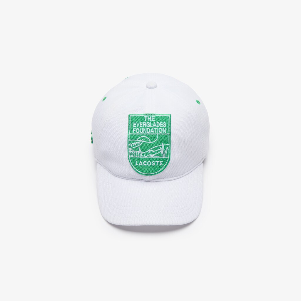 Boné Branco Masculino Lacoste & The Everglades Foundation Co-Branded CR1-72697O8