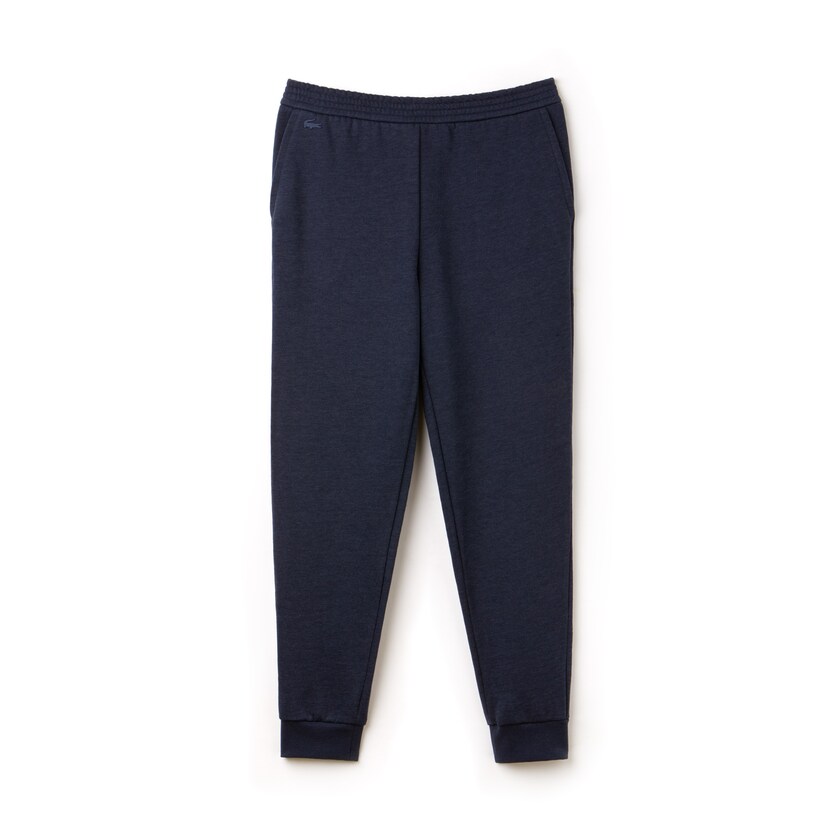 Calça Moletom Azuis Masculino Lacoste Motion Cotton And Wool Fleece FA9-72587L1