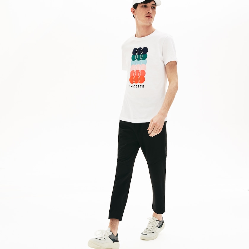 Calça Moletom Pretas Masculino Lacoste SPORT Breathable Stretch TO1-54445Y2