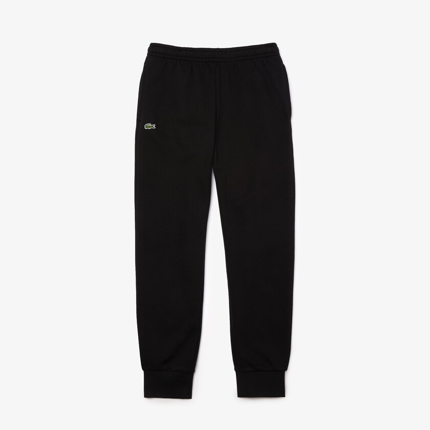Calça Moletom Pretas Masculino Lacoste SPORT Cotton Fleece Tennis ON7-22242V7