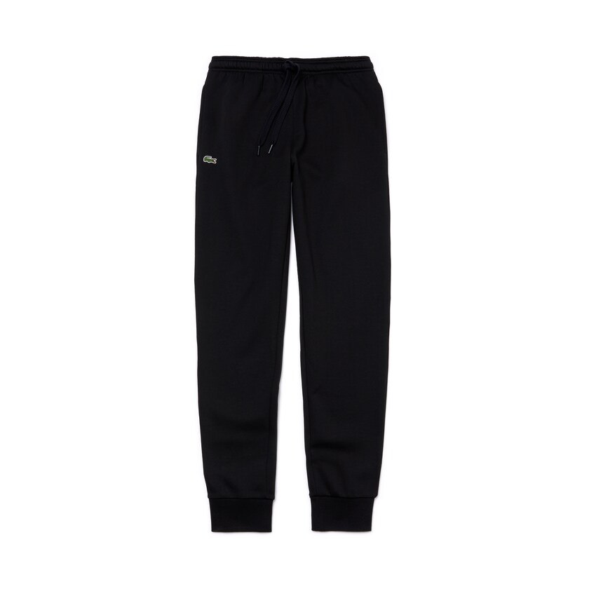 Calça Moletom Pretas Masculino Lacoste SPORT Fleece Tennis SD1-96239F4