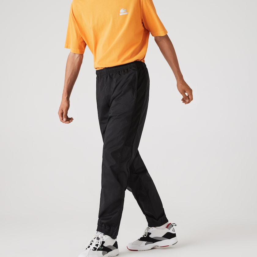 Calças Pretas Masculino Lacoste CONCEPTS Collaboration Lightweight Track XV0-59695F1