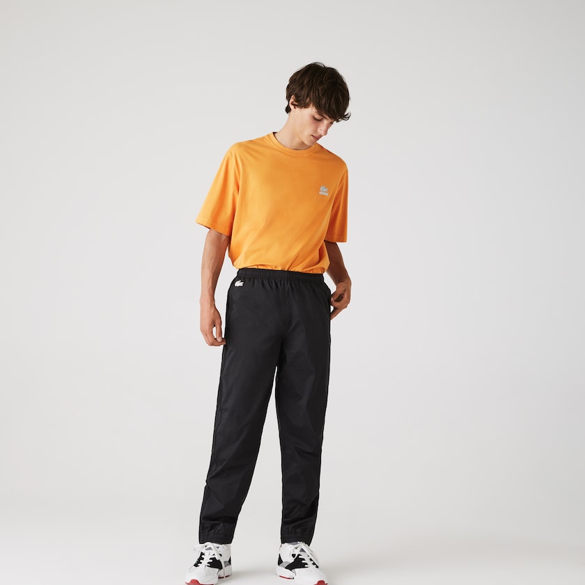 Calças Pretas Masculino Lacoste CONCEPTS Collaboration Lightweight Track XV0-59695F1