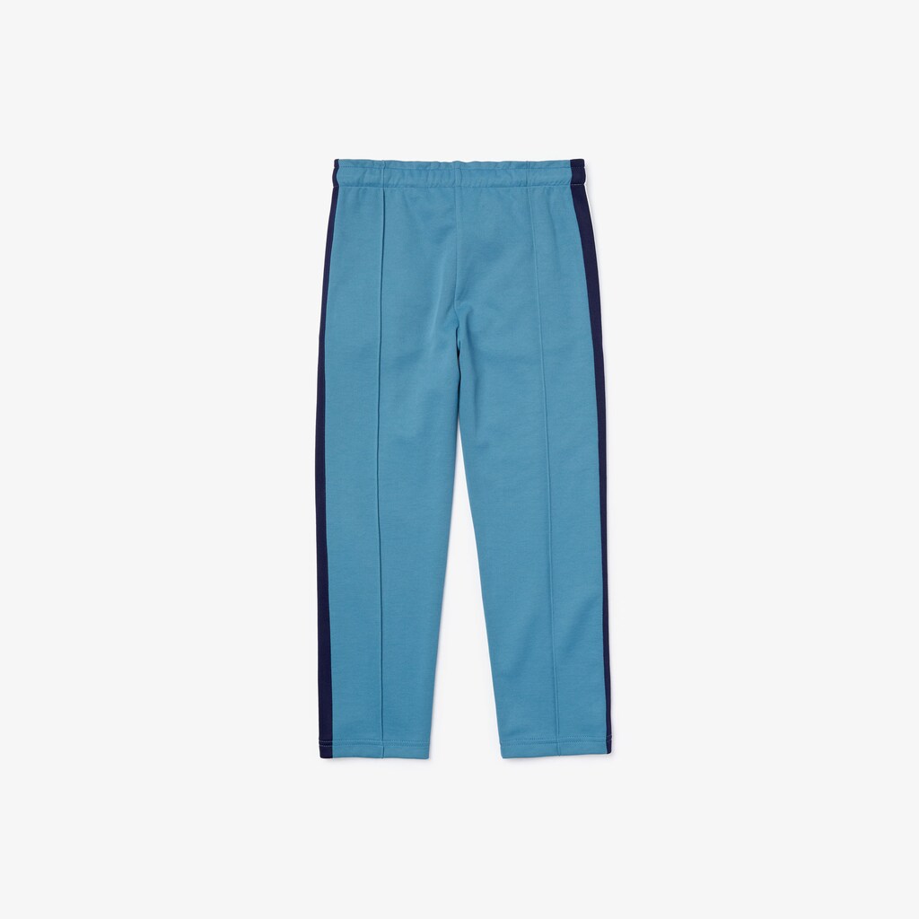 Calças Azuis Azul Marinho Azuis Branco Criança Lacoste Contrast Bands Lightweight Jogging TX2-31163F5
