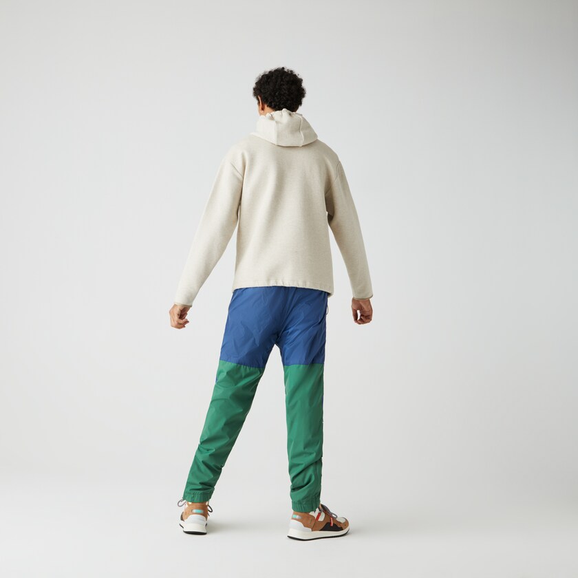 Calças Verdes Azuis Masculino Lacoste LIVE Colorblock Tracksuit XP9-04910A7