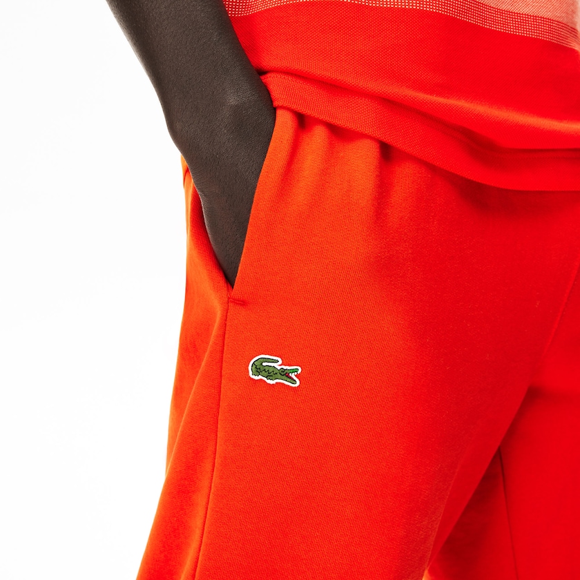 Calças Vermelhas Masculino Lacoste Motion French Terry Track XM5-92309X0
