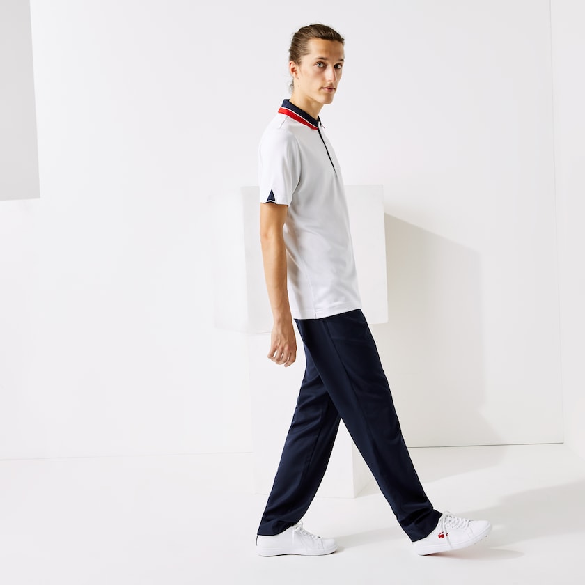 Calças Azul Marinho Azuis Masculino Lacoste SPORT Breathable Stretch Golf VQ7-98209E3