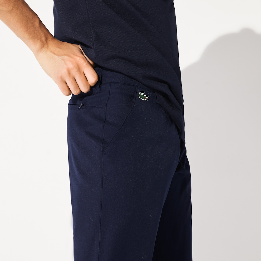 Calças Azul Marinho Azuis Masculino Lacoste SPORT Breathable Stretch Golf VQ7-98209E3