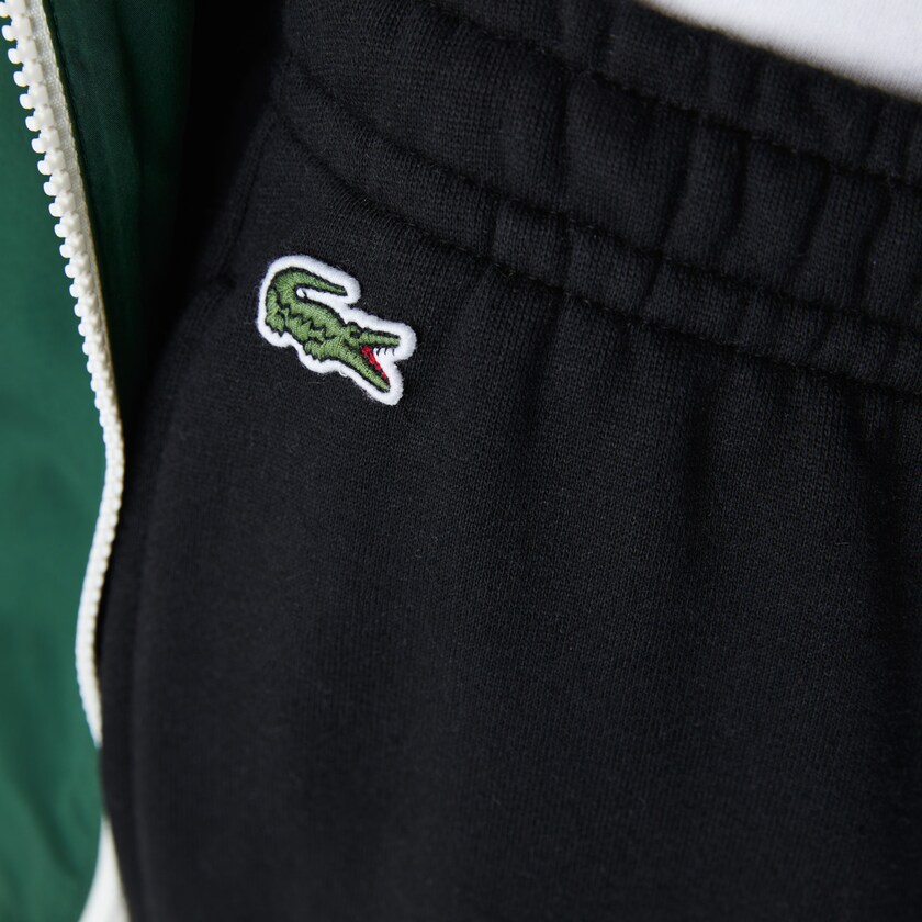Calças Pretas Masculino Lacoste SPORT Crocodile Print Fleece Jogging KN0-80058K4