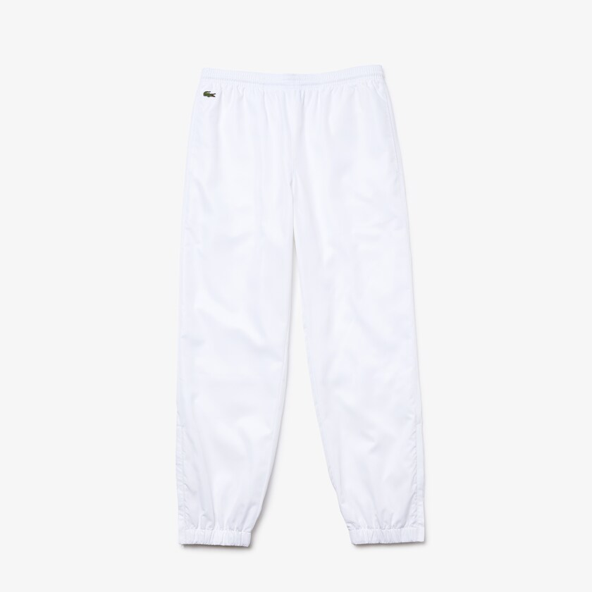 Calças Branco Masculino Lacoste SPORT Performance Side Zip Track RU4-33353Z7