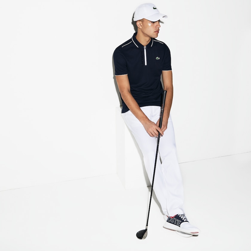Calças Branco Masculino Lacoste SPORT Technical Gabardine Golf Chino YK4-69426L2