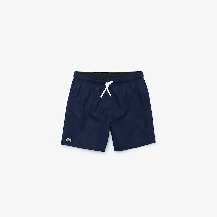 Calção Azul Marinho Azuis Pretas Criança Lacoste Classic Swim Trunks LI7-92269L1