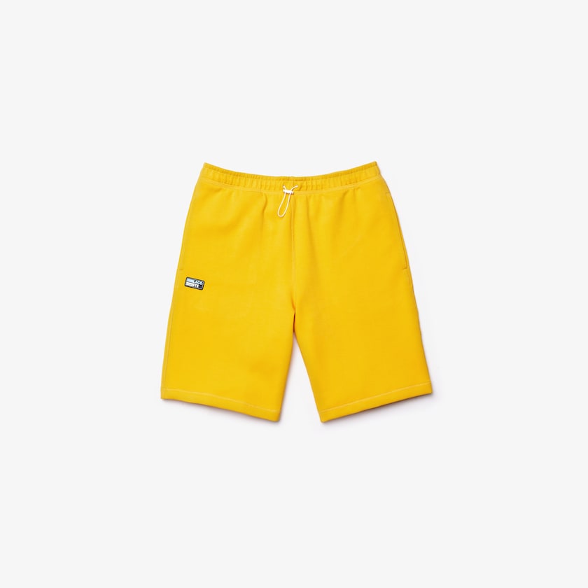 Calção Amarelas Masculino Lacoste Cotton Blend Badge Bermuda CI0-14791H1