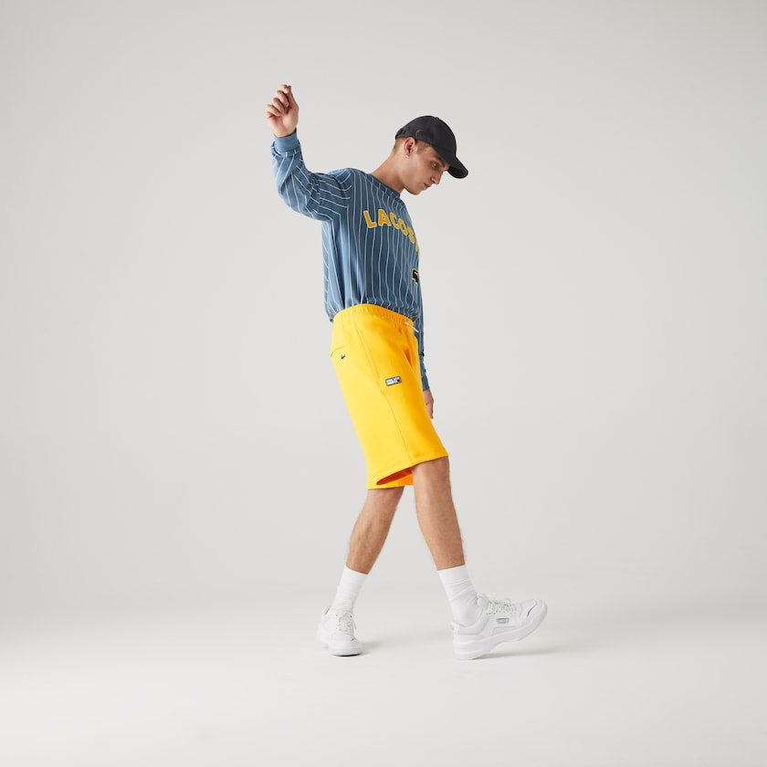 Calção Amarelas Masculino Lacoste Cotton Blend Badge Bermuda CI0-14791H1