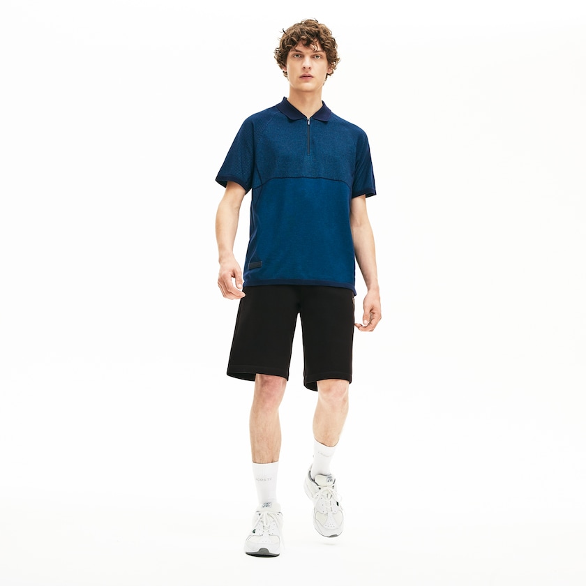 Calção Pretas Masculino Lacoste Motion Stretch Cotton Bermuda MD9-52525E3