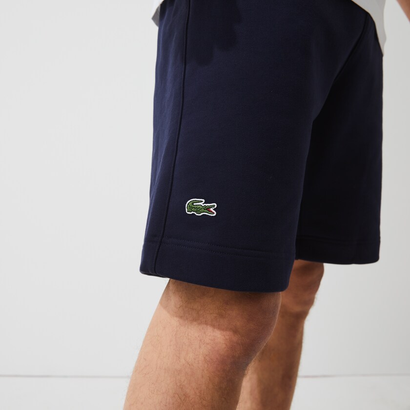 Calção Azul Marinho Azuis Verdes Branco Masculino Lacoste SPORT Roland Garros Cotton Fleece FG6-18591D9