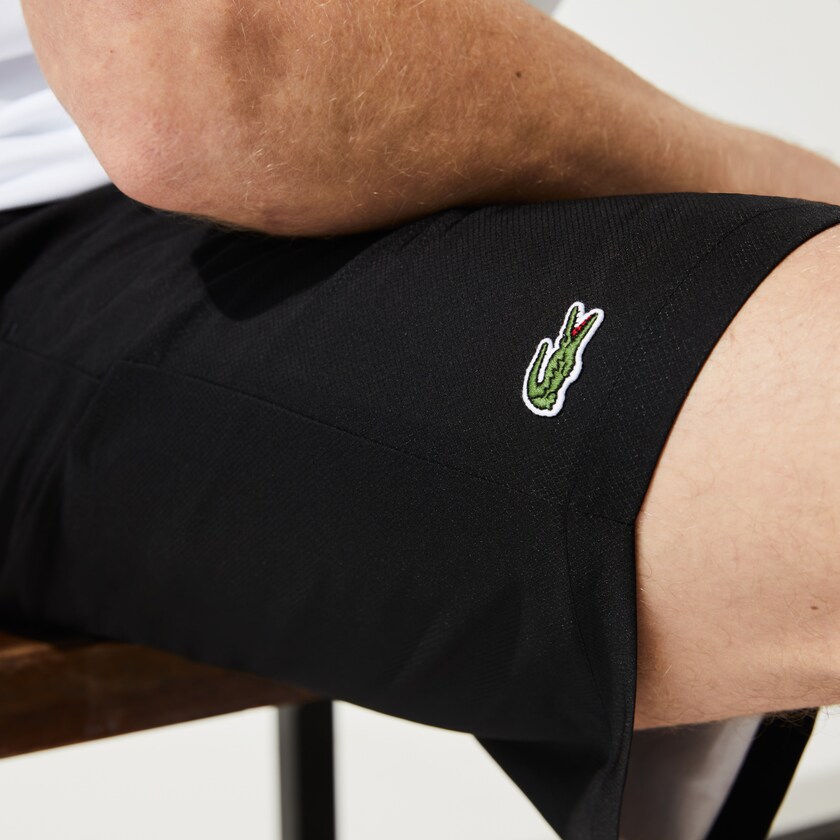 Calção Pretas Masculino Lacoste SPORT Tennis MT3-46864G1