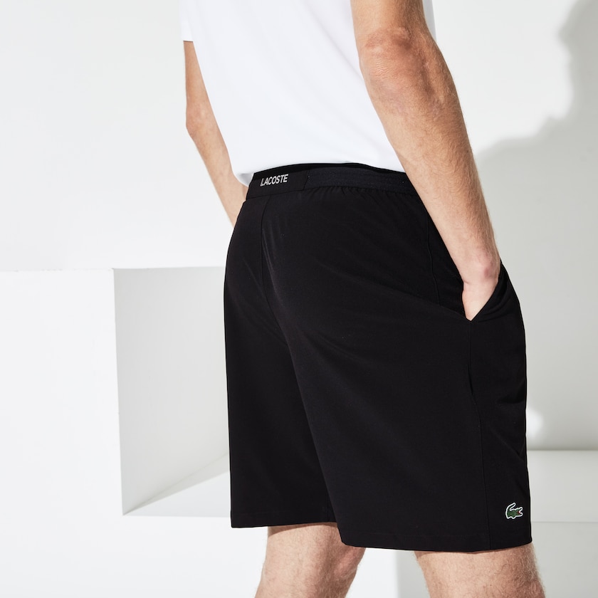 Calção Pretas Masculino Lacoste SPORT Tennis Stretch SC9-93509F4