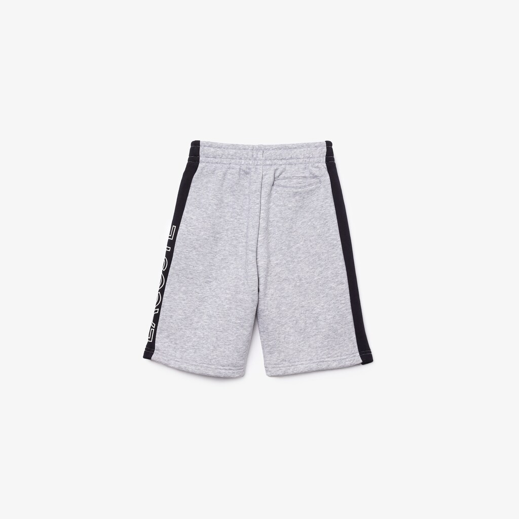 Calção Cinzentas Azul Marinho Azuis Branco Criança Lacoste SPORT Two-Tone Fleece ZV0-02490H7