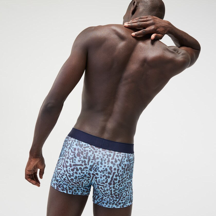 Calção Branco Masculino Lacoste x National Geographic Polyester Trunk NL4-95639T4