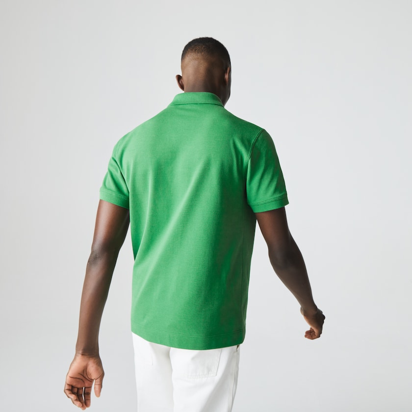 Camisa Polo Verdes Masculino Lacoste Classic Fit Organic Cotton Piqué DE7-56835Y1