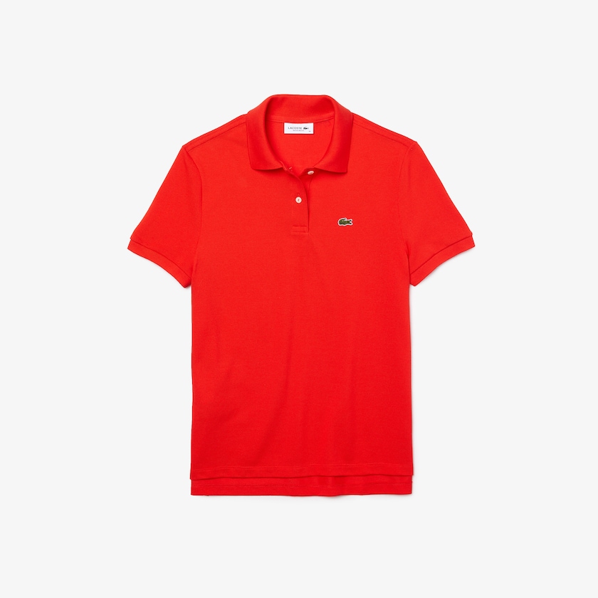 Camisa Polo Vermelhas Feminino Lacoste Classic Fit Soft Cotton Petit Piqué CZ0-32123G0