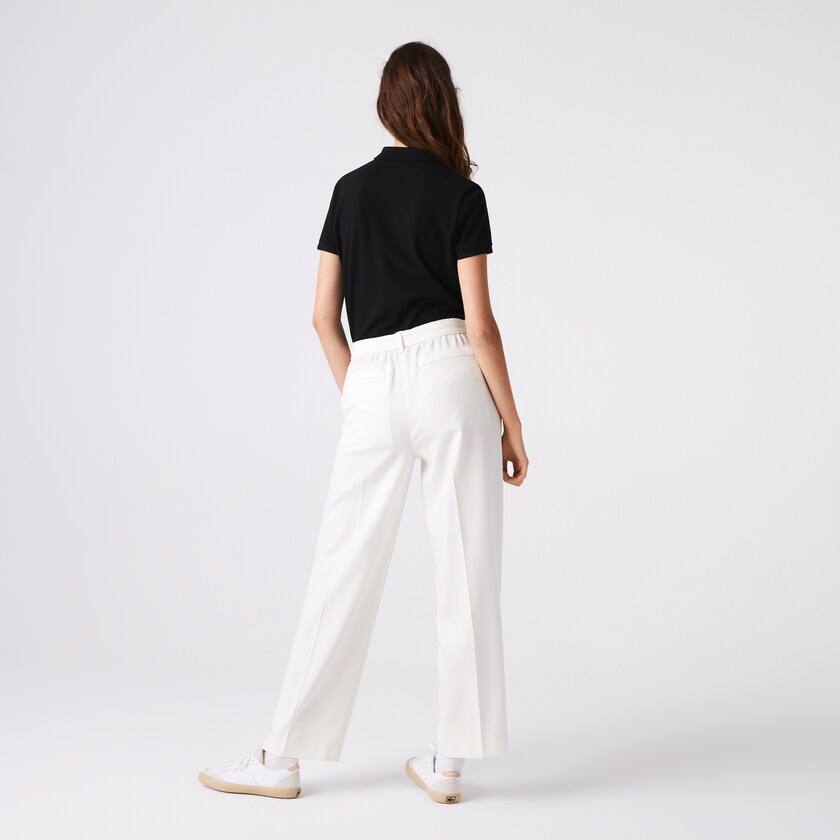 Camisa Polo Pretas Feminino Lacoste Classic Fit Soft Cotton Petit Piqué BE5-77077D4