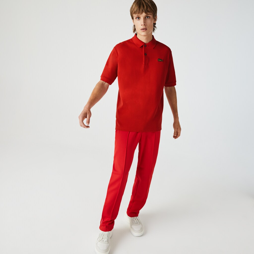 Camisa Polo Vermelhas Masculino Lacoste LIVE Loose Fit Cotton Piqué EC5-91039N4