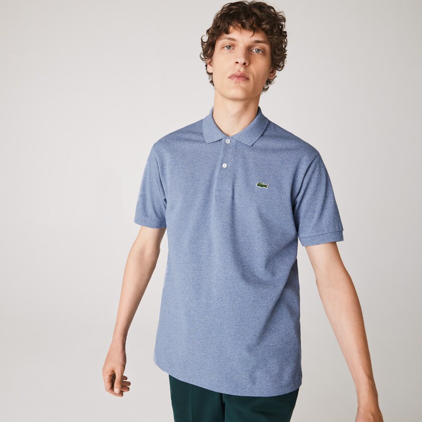 Camisa Polo Azuis Masculino Lacoste Marl Fabric L.12.12 QD8-93999R9