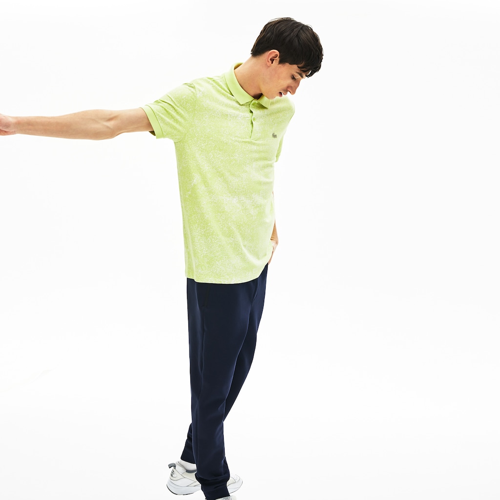 Camisa Polo Amarelas Masculino Lacoste Motion Premium Piqué CQ0-34823X7