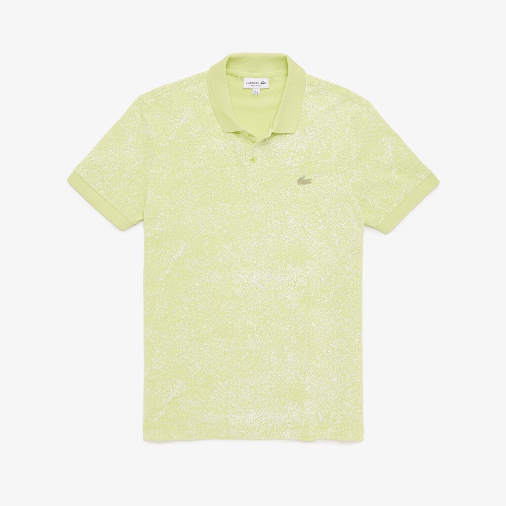 Camisa Polo Amarelas Masculino Lacoste Motion Premium Piqué CQ0-34823X7