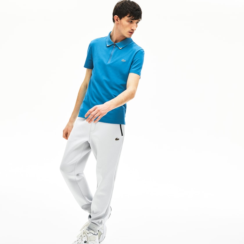 Camisa Polo Azuis Amarelas Masculino Lacoste Motion Ultra-Lightweight Cotton ID3-68816Q7