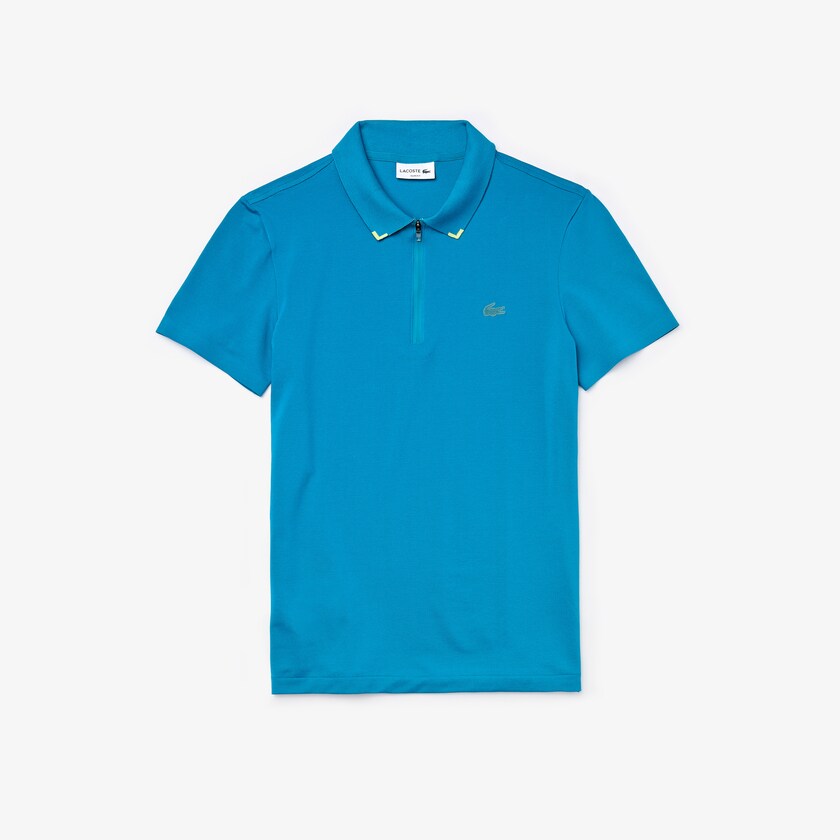 Camisa Polo Azuis Amarelas Masculino Lacoste Motion Ultra-Lightweight Cotton ID3-68816Q7