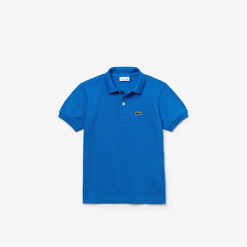 Camisa Polo Azuis Criança Lacoste Petit Piqué NX4-96959Z9