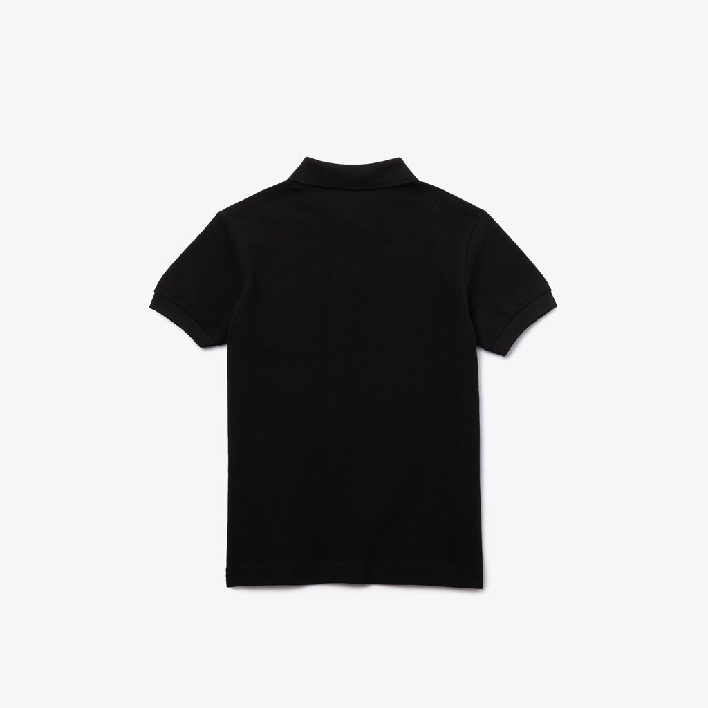 Camisa Polo Pretas Criança Lacoste Petit Piqué MP4-81758X9