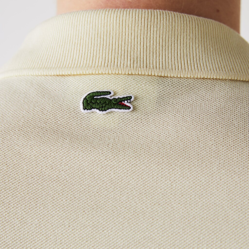 Camisa Polo Bege Azul Marinho Azuis Rosa Masculino Lacoste Regular Fit Colorblock Cotton Piqué UG0-20572I2