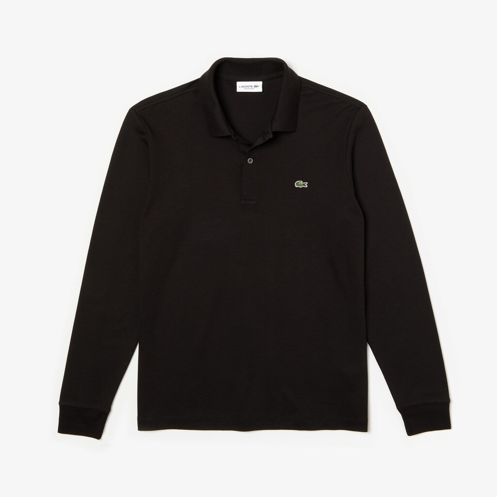 Camisa Polo Pretas Masculino Lacoste Regular Fit Cotton HN6-74007K8