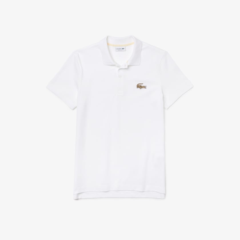 Camisa Polo Branco Masculino Lacoste Regular Fit Cotton Piqué NT8-29692V1
