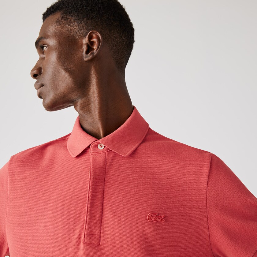 Camisa Polo Vermelhas Masculino Lacoste Regular Fit Paris OW6-22652O1