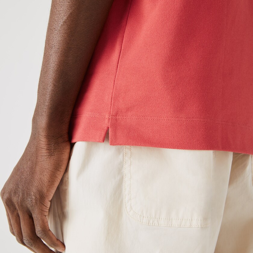 Camisa Polo Vermelhas Masculino Lacoste Regular Fit Paris OW6-22652O1