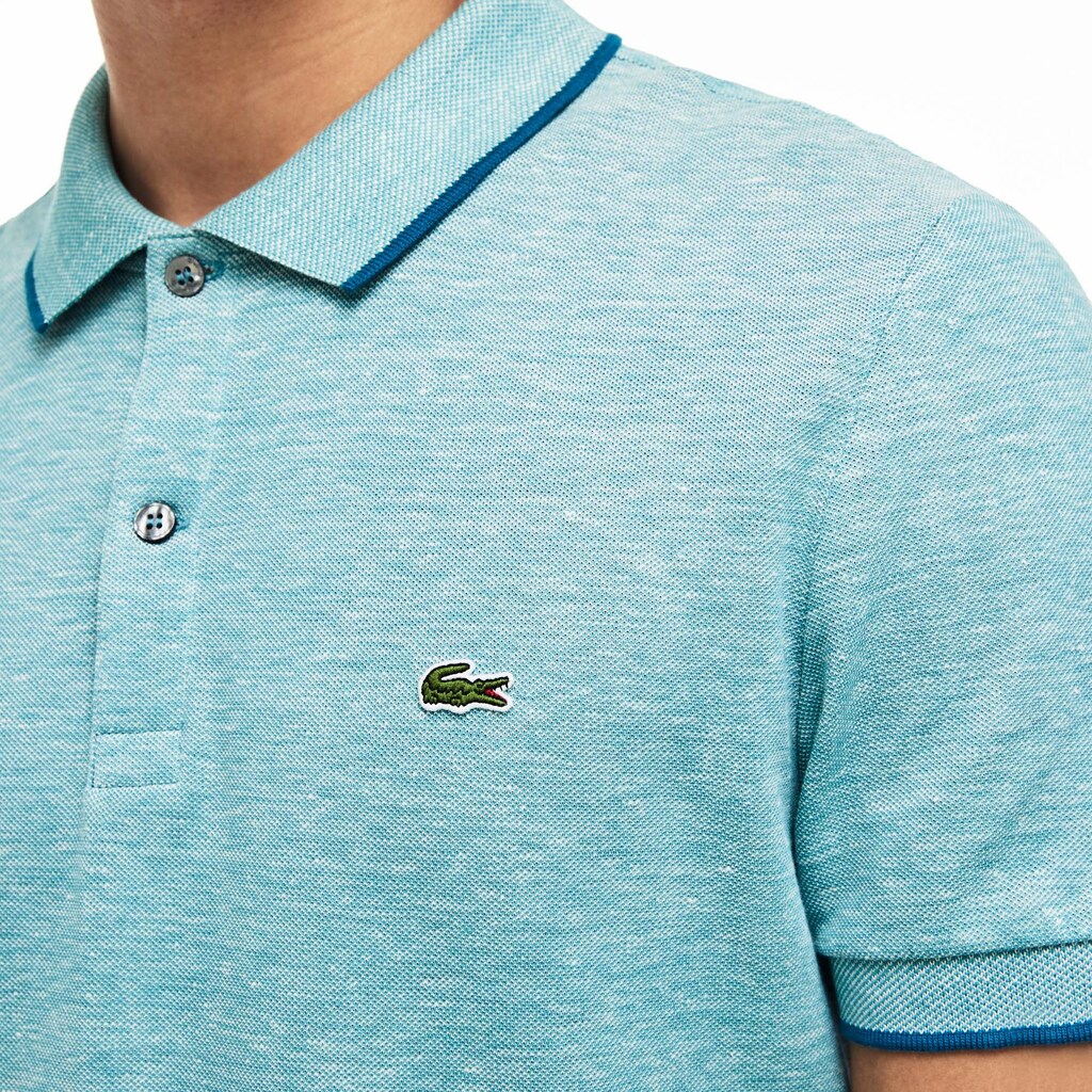 Camisa Polo Azuis Masculino Lacoste Regular Fit Piqué UX7-61926G0