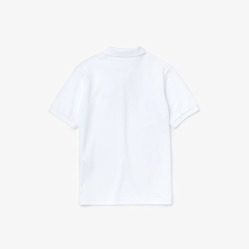 Camisa Polo Branco Azul Marinho Azuis Criança Lacoste SPORT Branded Breathable Piqué TN9-34173P2