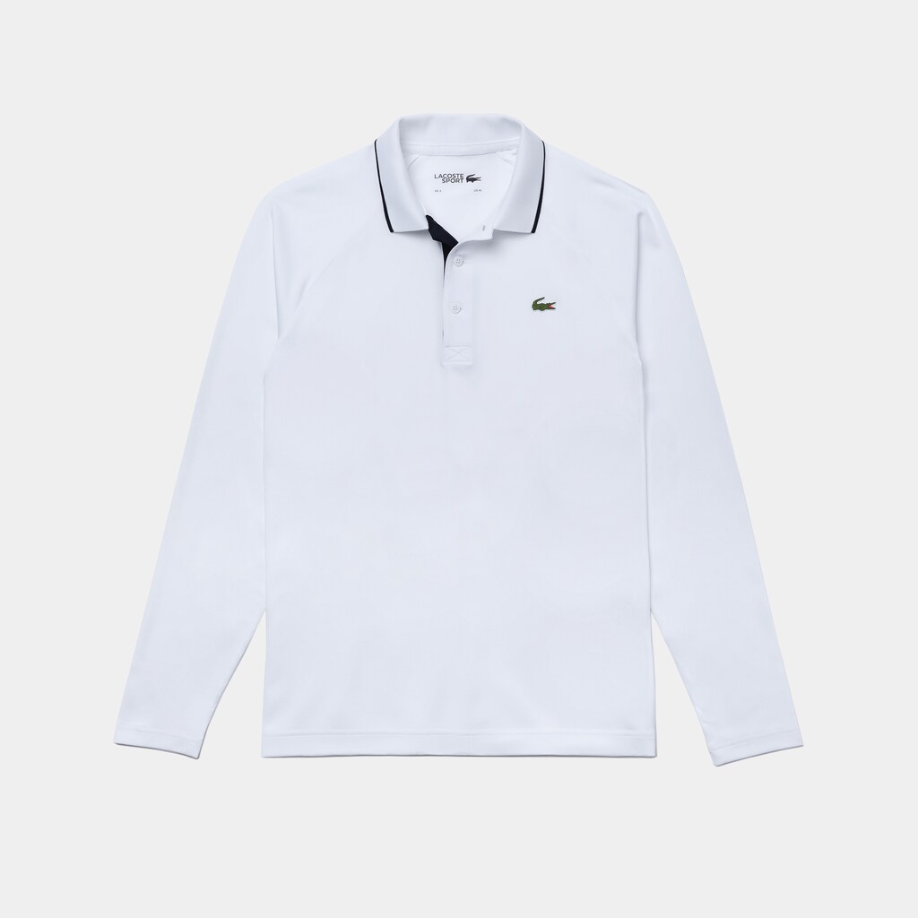 Camisa Polo Branco Azul Marinho Azuis Masculino Lacoste SPORT Breathable Golf DB9-38563S8