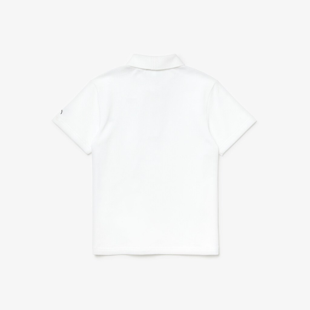 Camisa Polo Branco Azul Marinho Azuis Criança Lacoste SPORT Collab Youssef Sy Embroidered Piqué JF7-61126I4