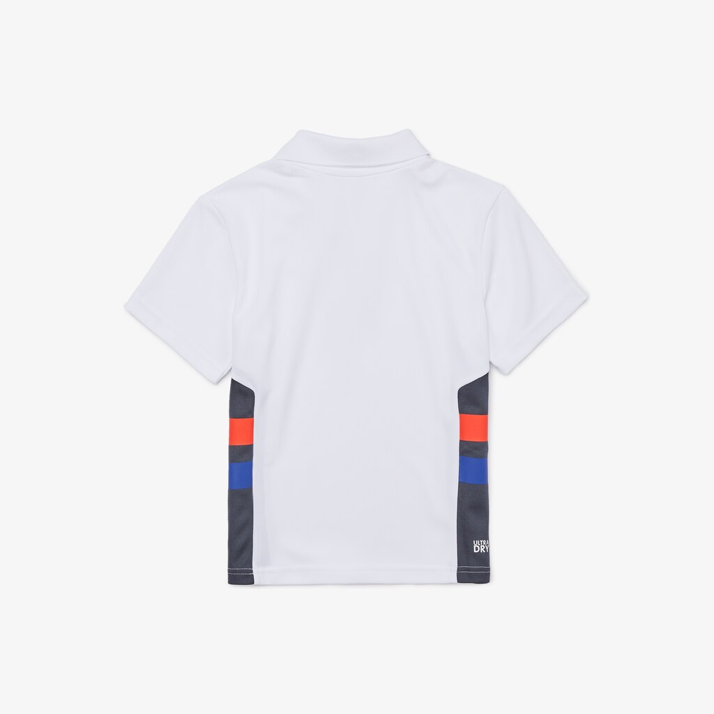 Camisa Polo Branco Cinzentas Escuro Vermelhas Azuis Criança Lacoste SPORT Side Stripe Training GY8-16421Z3
