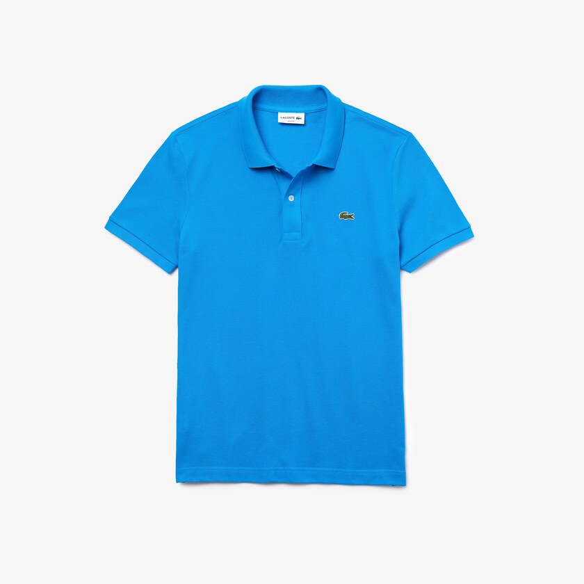 Camisa Polo Azuis Masculino Lacoste Slim Fit in Petit Piqué ZV1-26942C0