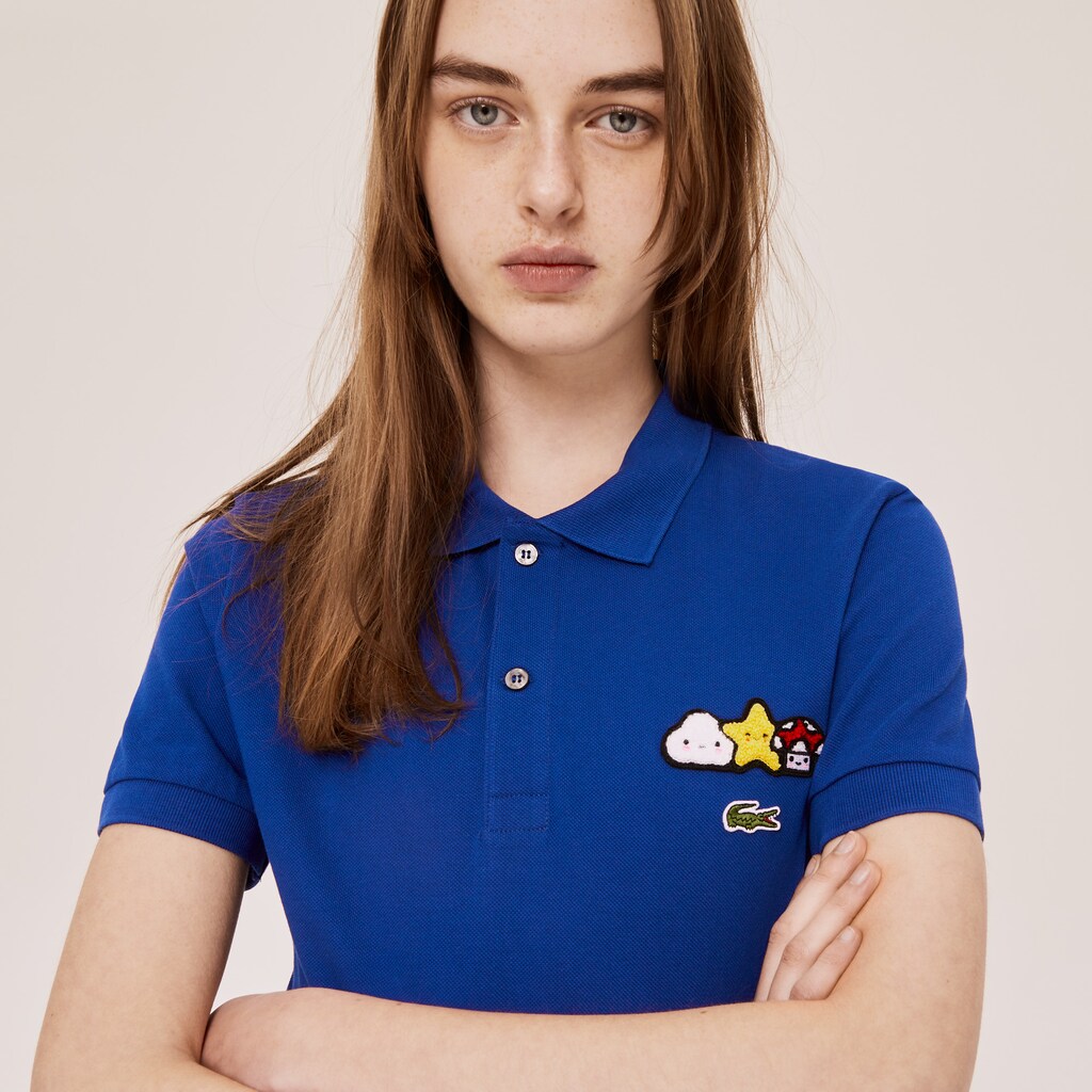 Camisa Polo Azuis Masculino Lacoste x FriendsWithYou Design Classic Fit UP8-50095O3