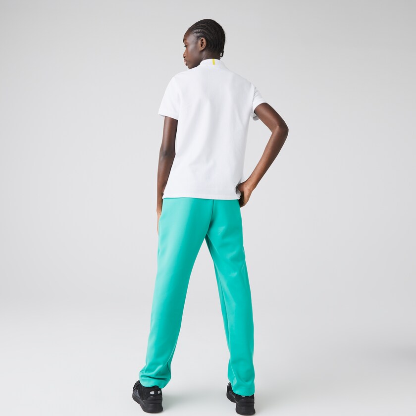 Camisa Polo Branco Feminino Lacoste x National Geographic Cotton Piqué LE3-69586K7